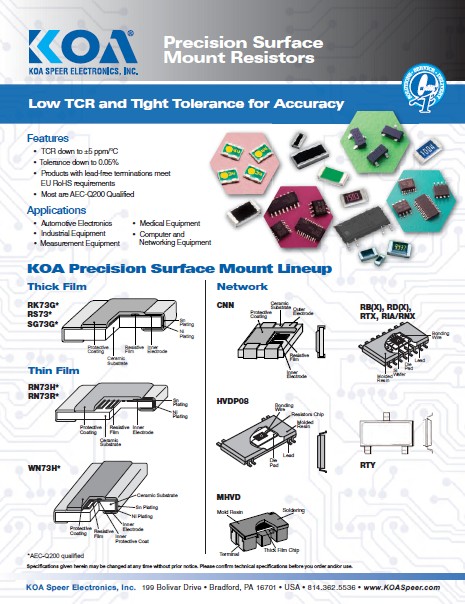 Sales Sheet: Precision Surface Mount