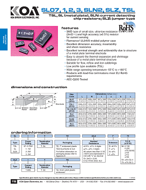 SL07, 1, 2, SLN2, SLZ, TSL