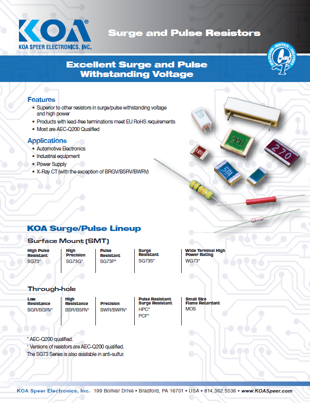 Sales Sheet: Surge and Pulse