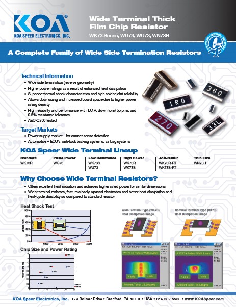 Sales Sheet: Wide Terminal