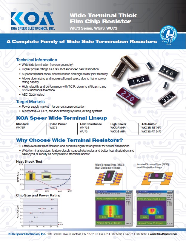 Sales Sheet: Wide Terminal